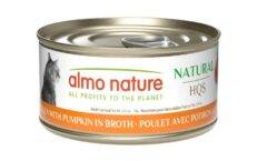 Almo Nature HQS Natural Cat Food - Chicken With Pumpkin In Broth 70g