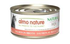 Almo Nature HQS Natural Cat Food - Salmon In Broth 70g