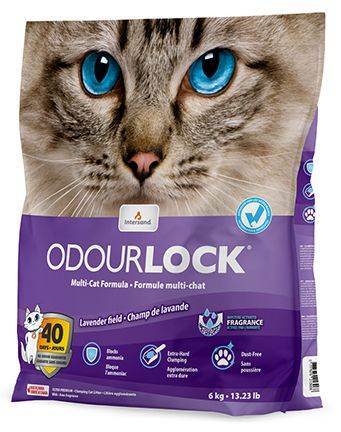 Odourlock Ultra Premium Lavender Clumping Litter Cat 6kg