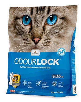 Odourlock Ultra Premium Unscented Clumping Litter Cat 6kg