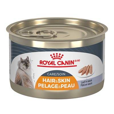Royal Canin Feline Care Nutrition Hair & Skin Care Loaf in Sauce Cat Wet Food 5.1oz
