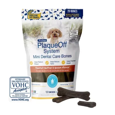 Proden Plaque Off System Dental Bones MINI - Peanut Butter & Bacon