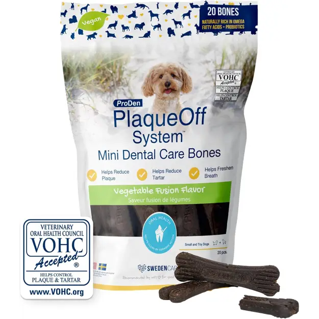 Proden Plaque Off System Dental Bones MINI - Vegetable