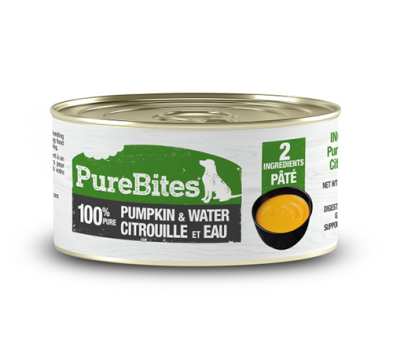 PureBites® Pates 100% Pure Pumpkin Wet Dog Food 71gm