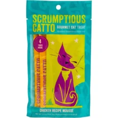 SCRUMPTIOUS CATTO Chicken Recipe Mousse Cat Treat 56g