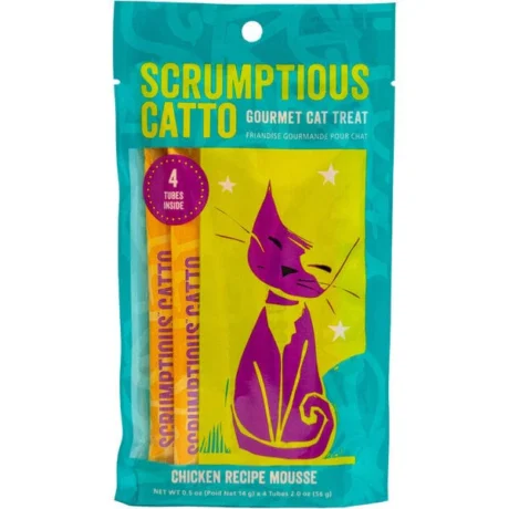 SCRUMPTIOUS CATTO Chicken Recipe Mousse Cat Treat 56g