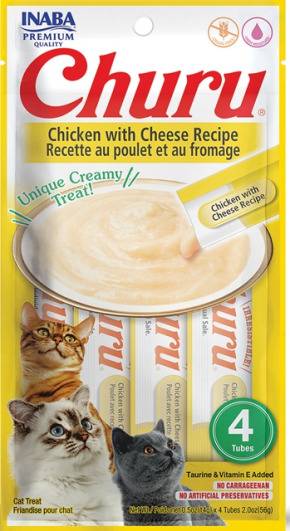 Inaba Cat Churu Purees Chicken with Cheese Recipe Cat Treat 56g