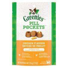 Greenies Pill Pockets Dog Chicken 7.9oz Capsule