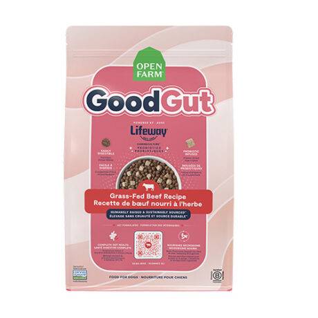 Open Farm GoodGut Grass-Fed Beef Recipe Dry Dog Food 3.5lb
