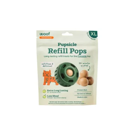 Woof Pupsicle Dog Treat Refill Beef Pops