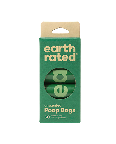 earth rated Eco-Friendly UnScented Poop Bags (60 ct)